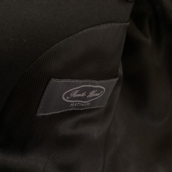 Men’s Black Blazer / Suit Jacket 100% Wool (size 38 Short) - Picture 7 of 9